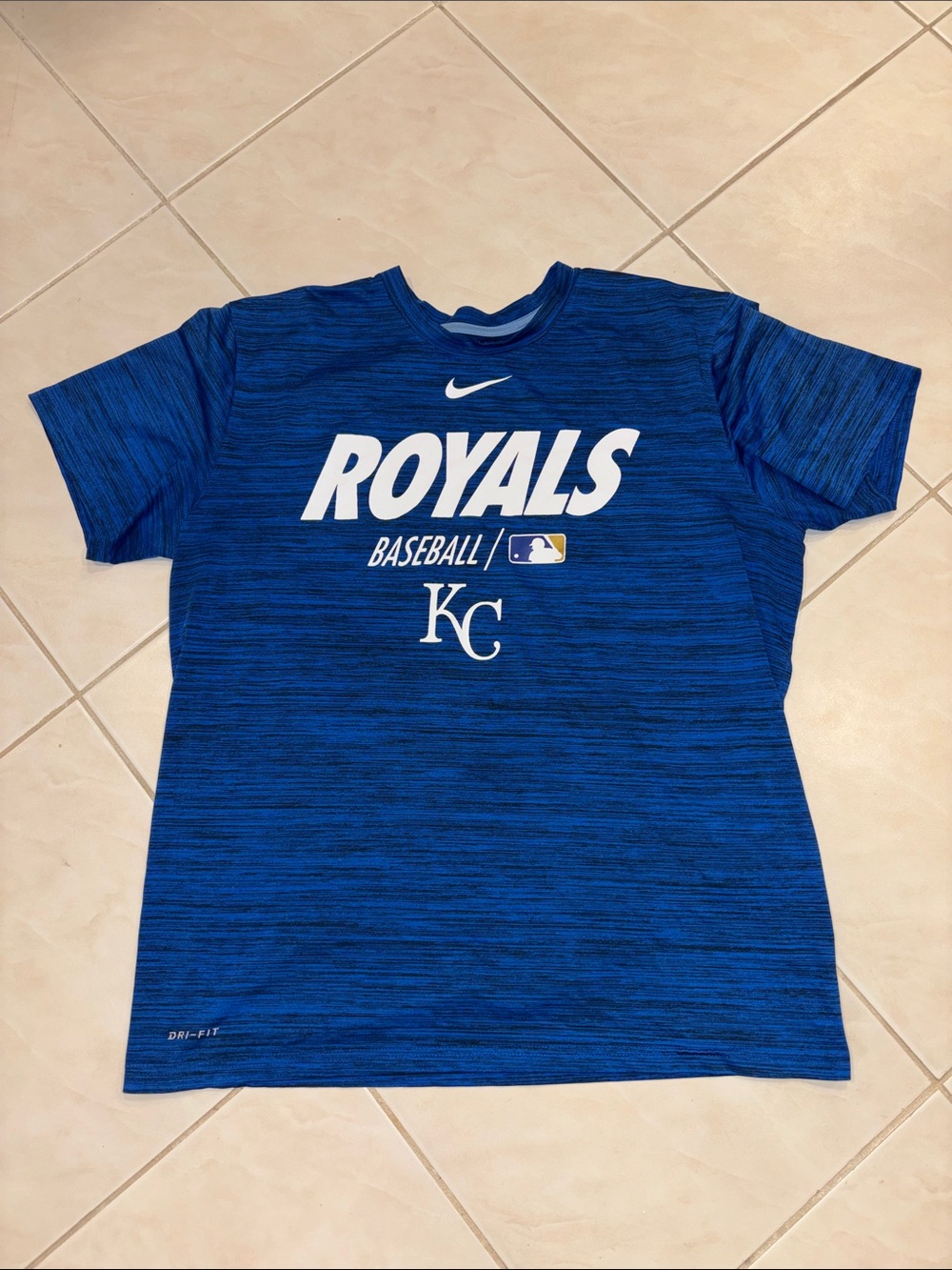 Nike Blue Kansas City Royals Short Sleeve Tee